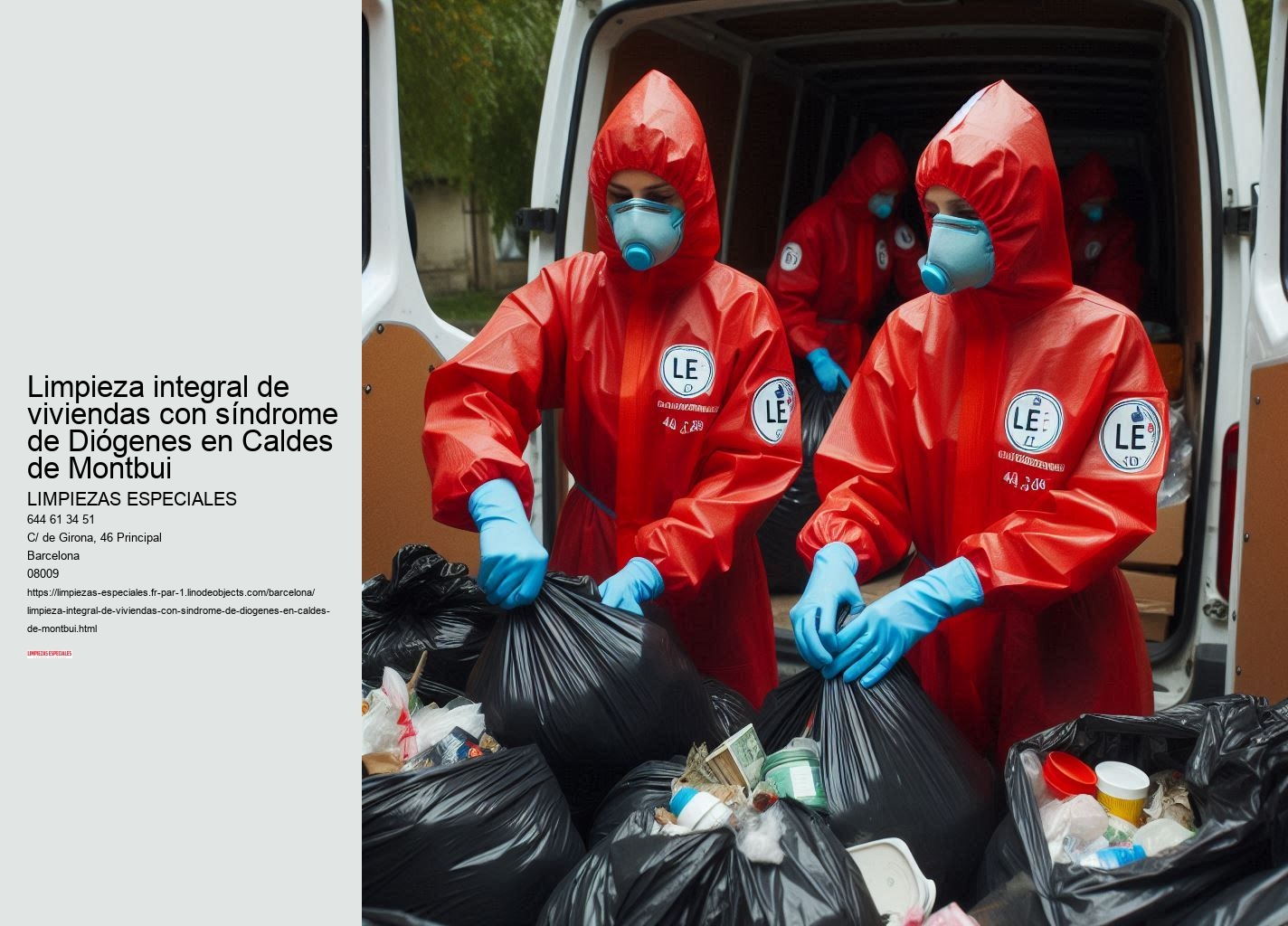 Costes asociados a la limpieza del síndrome de Diógenes