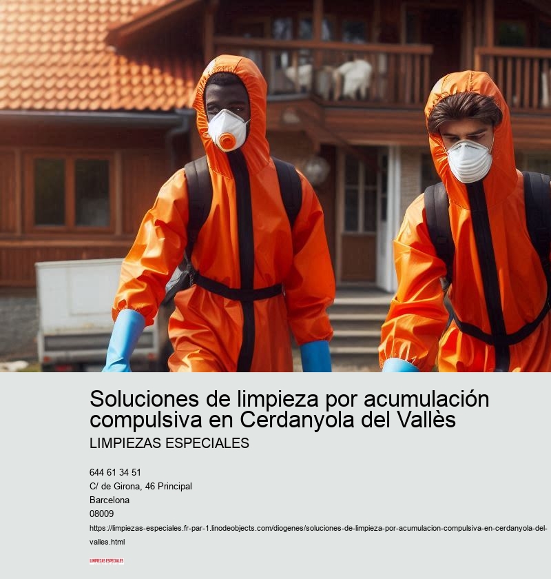 Soluciones de limpieza por acumulación compulsiva en Cerdanyola del Vallès