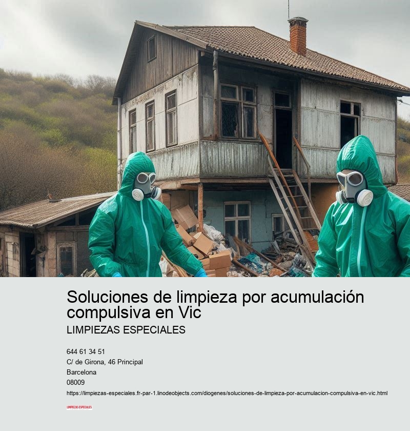 Soluciones de limpieza por acumulación compulsiva en Vic