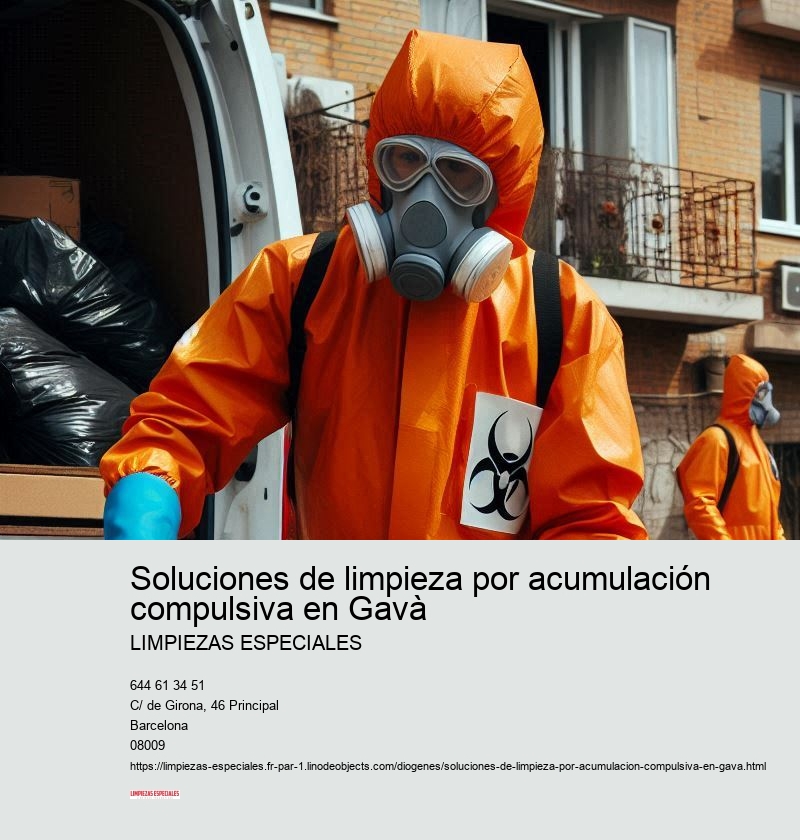 Soluciones de limpieza por acumulación compulsiva en Gavà