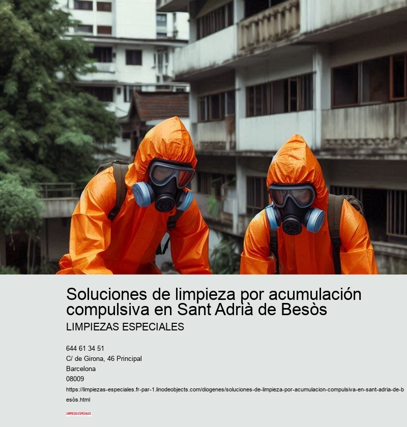 Soluciones de limpieza por acumulación compulsiva en Sant Adrià de Besòs