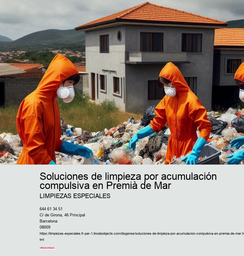 Soluciones de limpieza por acumulación compulsiva en Premià de Mar