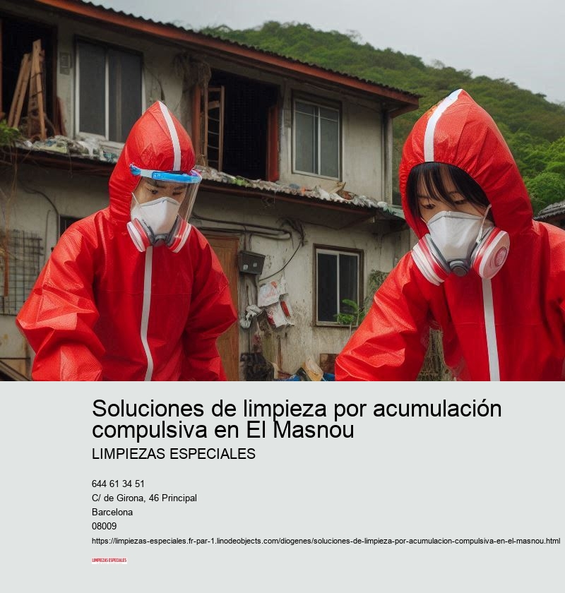 Soluciones de limpieza por acumulación compulsiva en El Masnou