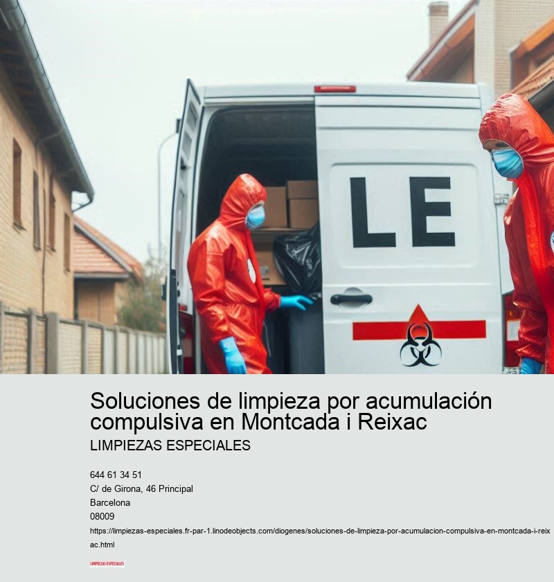 Servicios de Limpiezas Especiales para el síndrome de Diógenes