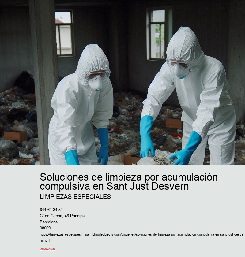 Nuestro proceso de limpieza para el síndrome de Diógenes