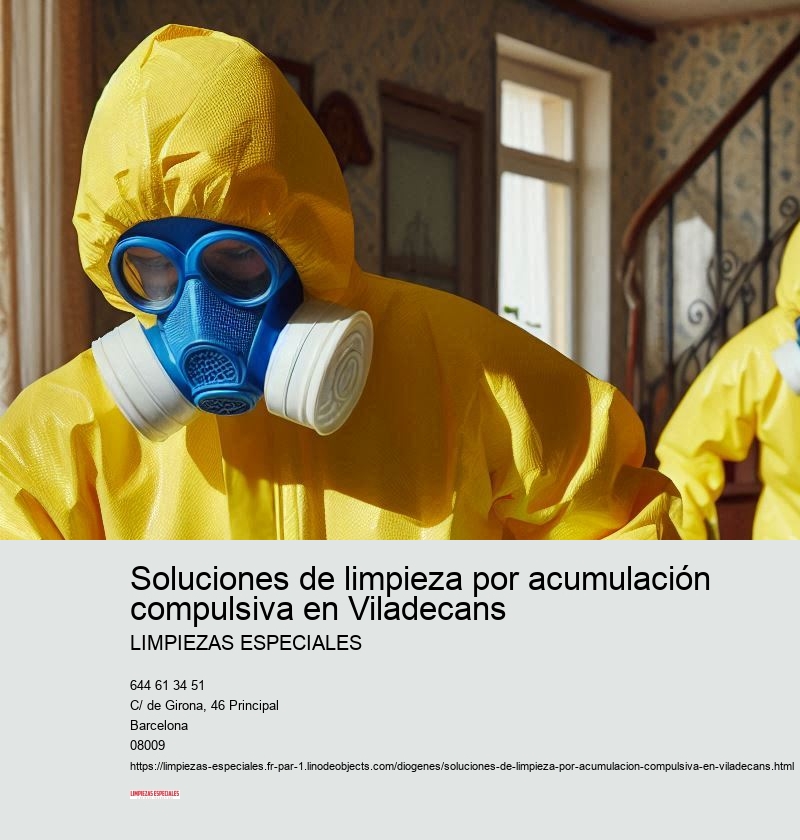 Importancia de una limpieza profesional para el síndrome de Diógenes